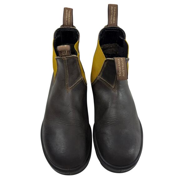 Blundstone Mustard Elastic Side Ankle Chelsea Boot Men’s US Size 8.5 1919 Gray - Picture 2 of 9